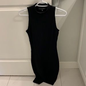 Turtleneck mini dress